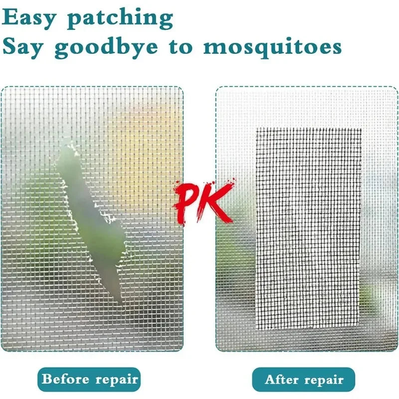5/10cm Window Screen Repair Tape Self Adhesive Mesh Tape Net Door Fix Patch Anti Insect Mosquito Mesh Broken Holes Repairing Zpaxo