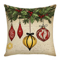 Christmas Cushion Cover 45×45cm – Tree & Snowflake Pillow Case Decorative Pillow Cover Zpaxo 4