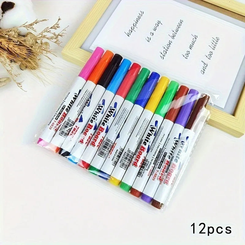Board Markers Non-toxic Dry Erase Ideal Office School Use Suitable