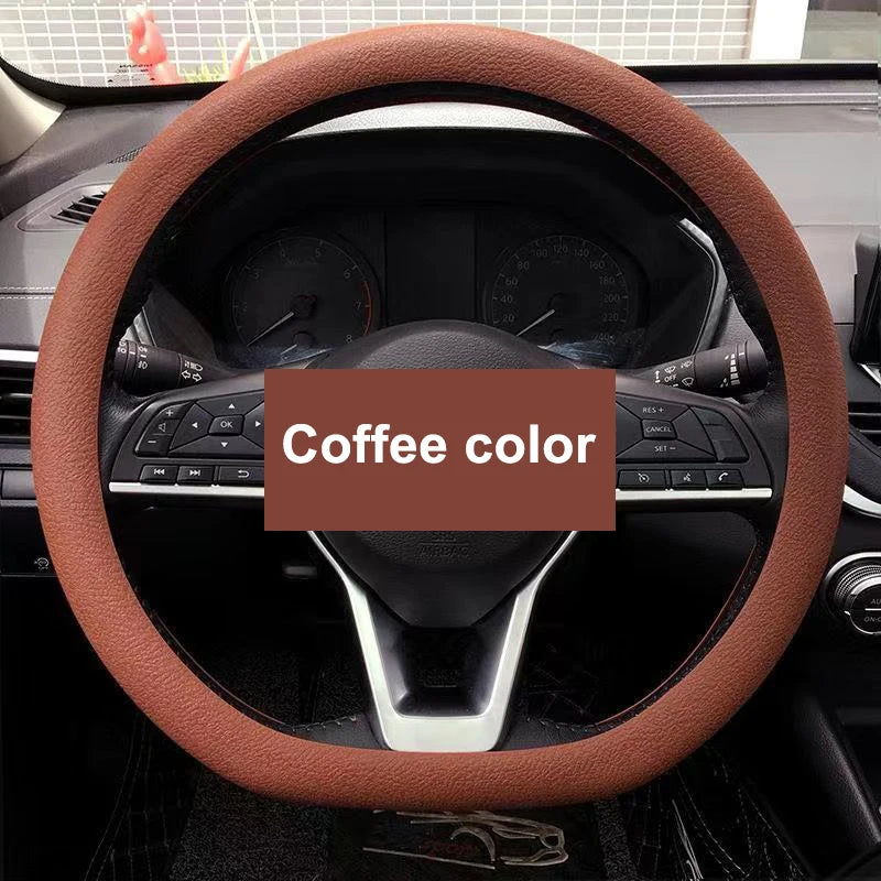 Soft Silicone Car Steering Wheel Cover – Anti-Slip & Odorless