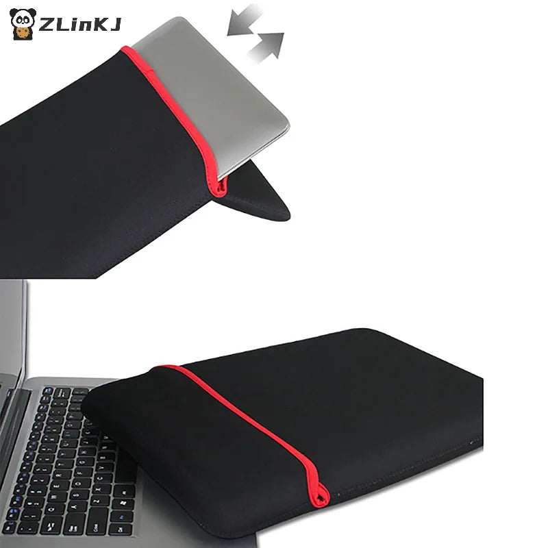 ▶7-14 Inch Laptop Pouch PC Case Bag Protective Bag Soft Sleeve Tablet PC Case Bag Tablet PC Case Bag Zpaxo