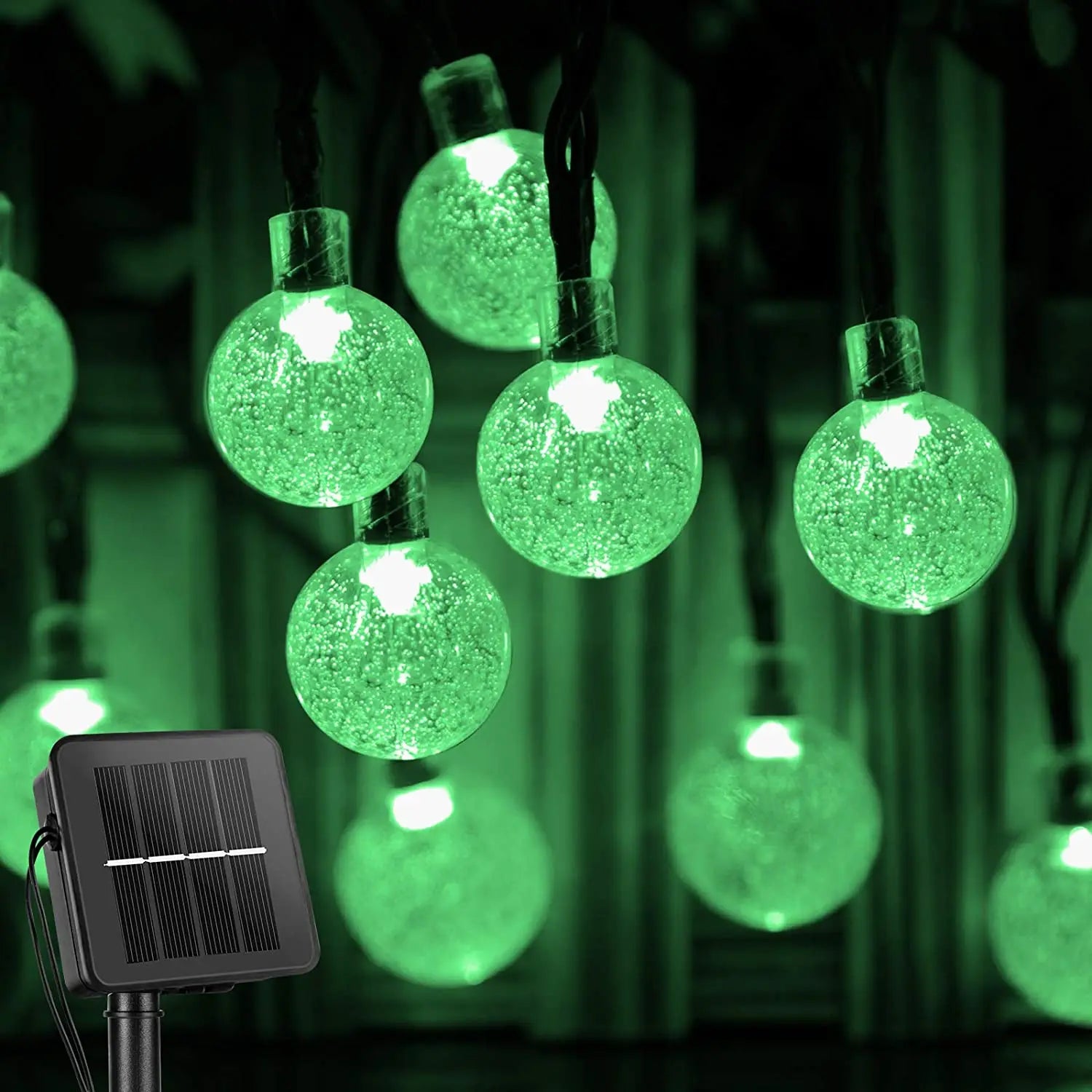 Solar String Lights Waterproof Lighting 8 Modes Crystal Led Lamp Zpaxo