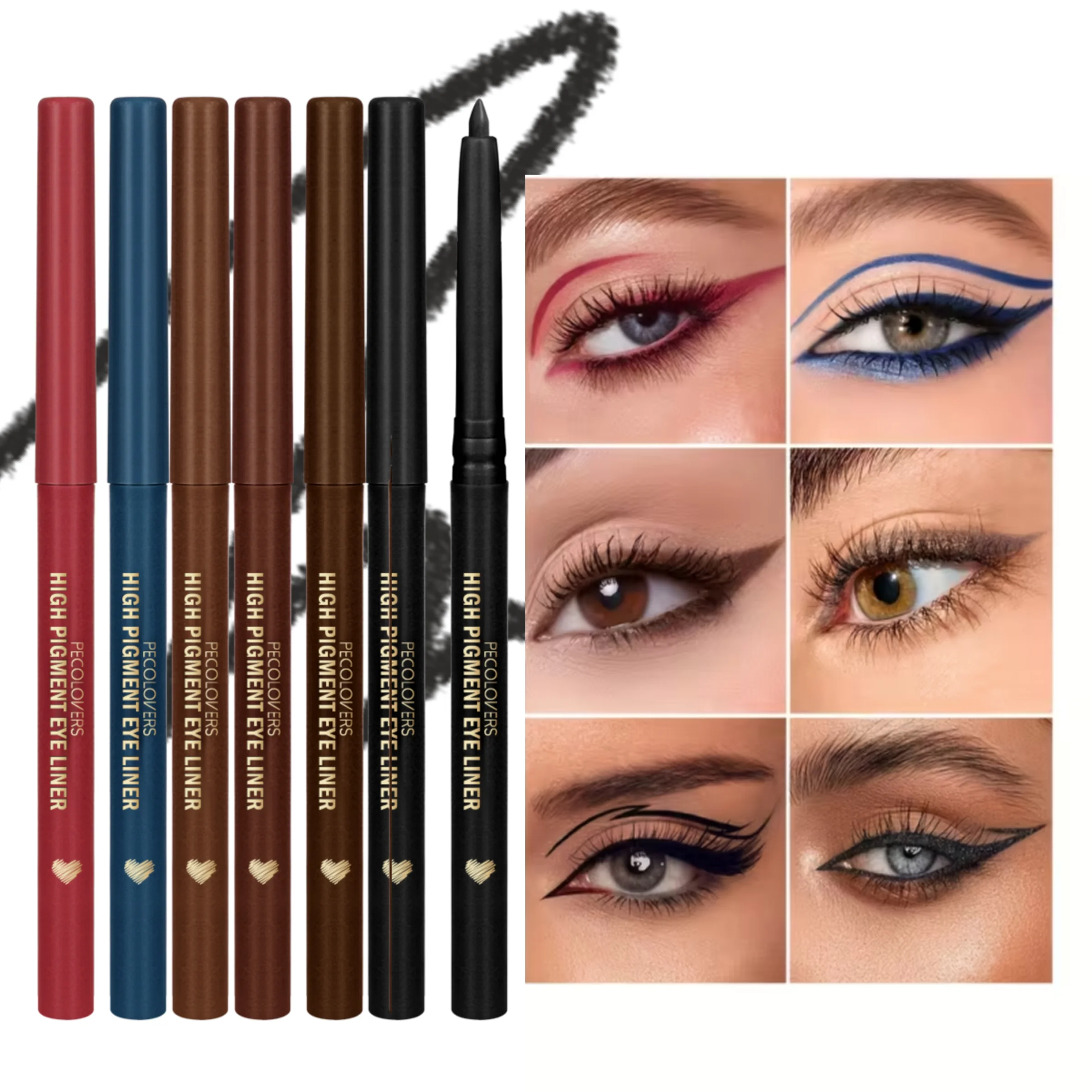 Potential Product Eyeliner Gel Pen Rich Colors Resistant Smudging