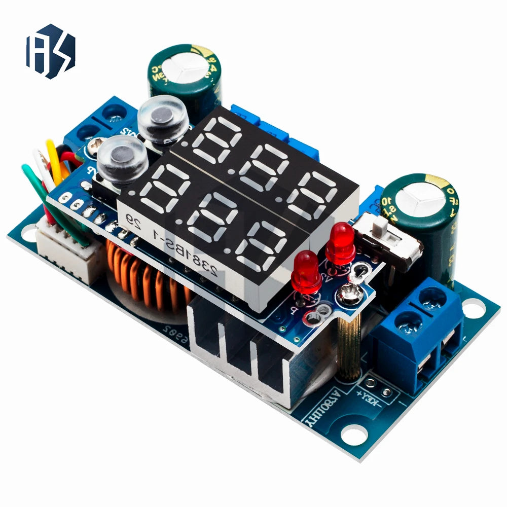 5A DC-DC Step-Down MPPT Solar Controller: Digital Display Module for Constant Voltage/Current Lithium Battery Charging Zpaxo