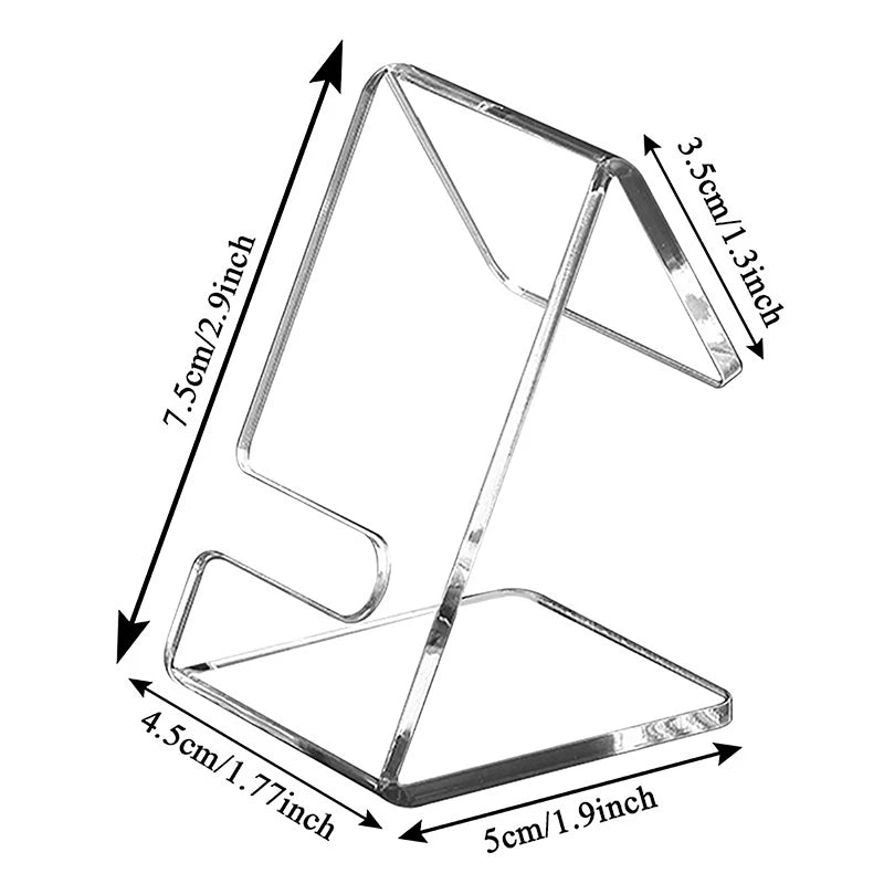 Jewelry Watch Rack Single Watch Display Holder Showcase Acrylic Watch Display Stands Clear Watch Holder Organizer Zpaxo
