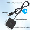 Windows Hello 10 11 Fingerprint Reader 5ft Cable Portable USB Logger
