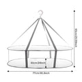 Folding Clothes Drying Rack Flat Mesh Large Dryer Hanger Portable