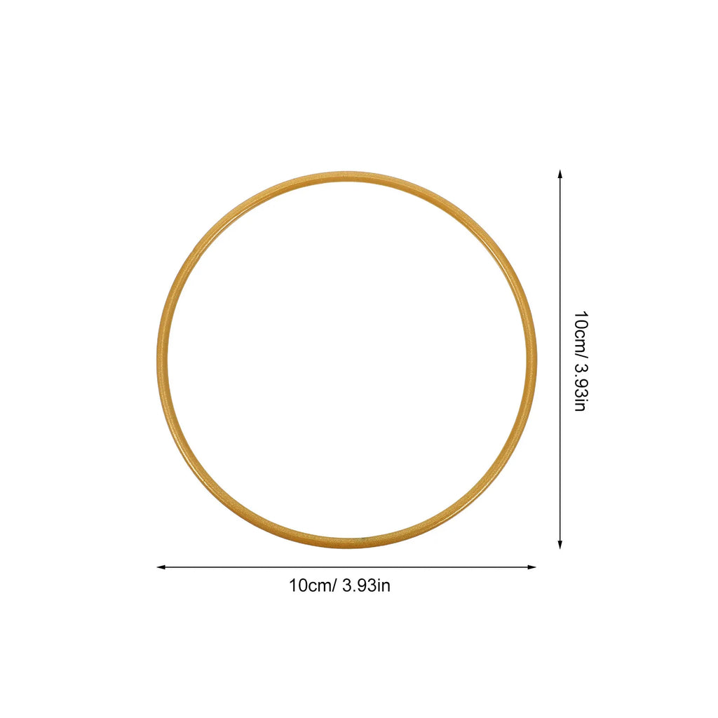 Gold Metal Macrame Hoops Sturdy Round Rings DIY Dreamcatcher Wreath