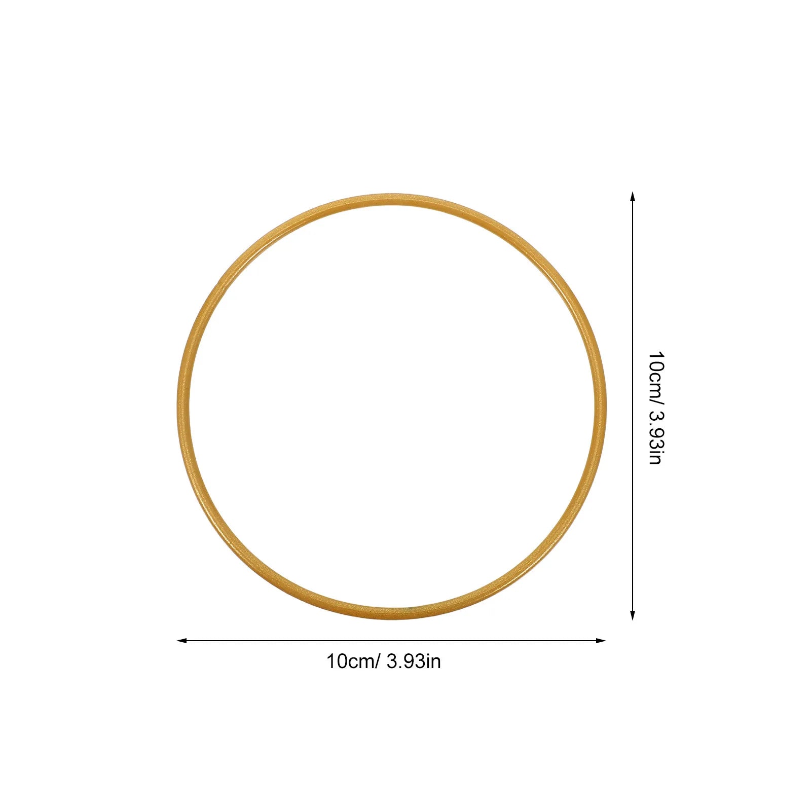 Gold Metal Macrame Hoops Sturdy Round Rings DIY Dreamcatcher Wreath
