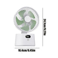 Fan For Bedroom Quiet Digital Display Bedside Air Circulator Fan For Bedroom Living Room Office Bedside Traveling Men Women Zpaxo China Mainland White