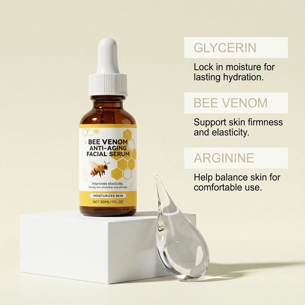 Bee Venom Firming Facial Serum – Anti-Aging & Wrinkles Anti-Aging Face Serum Zpaxo