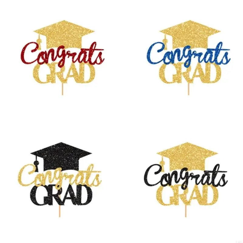 Graduation Party Cake Toppers Bachelor Degree Decorations Cupcake