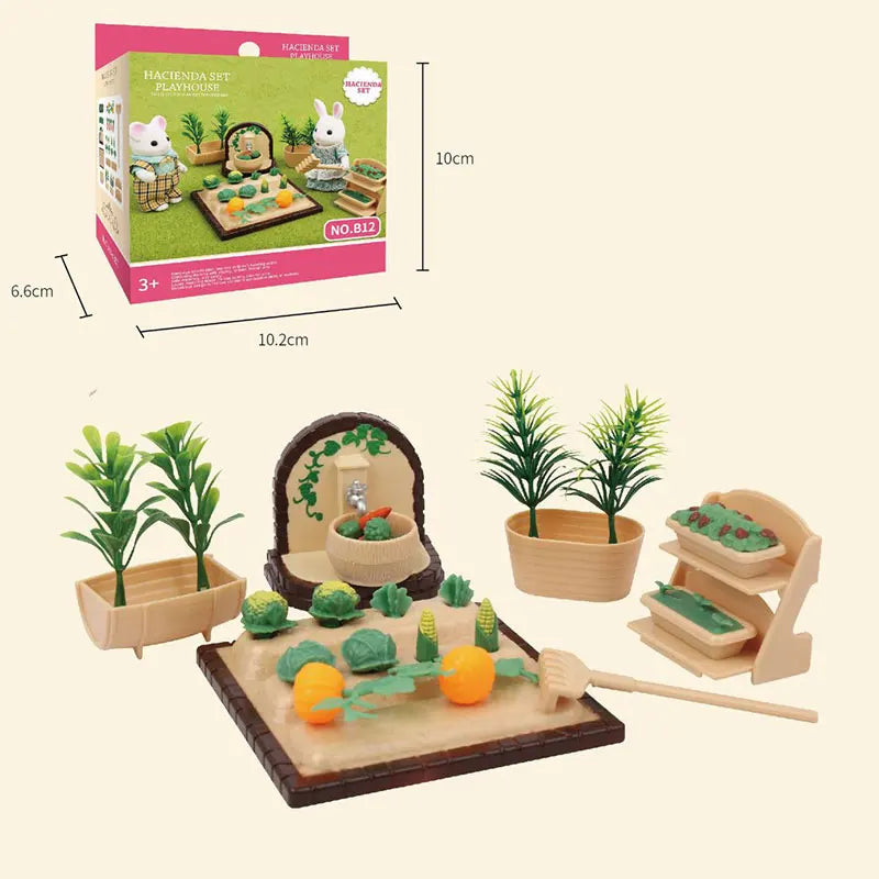 1 12 Forest Family Dollhouse Furniture Montessori Miniature Doll Zpaxo B12