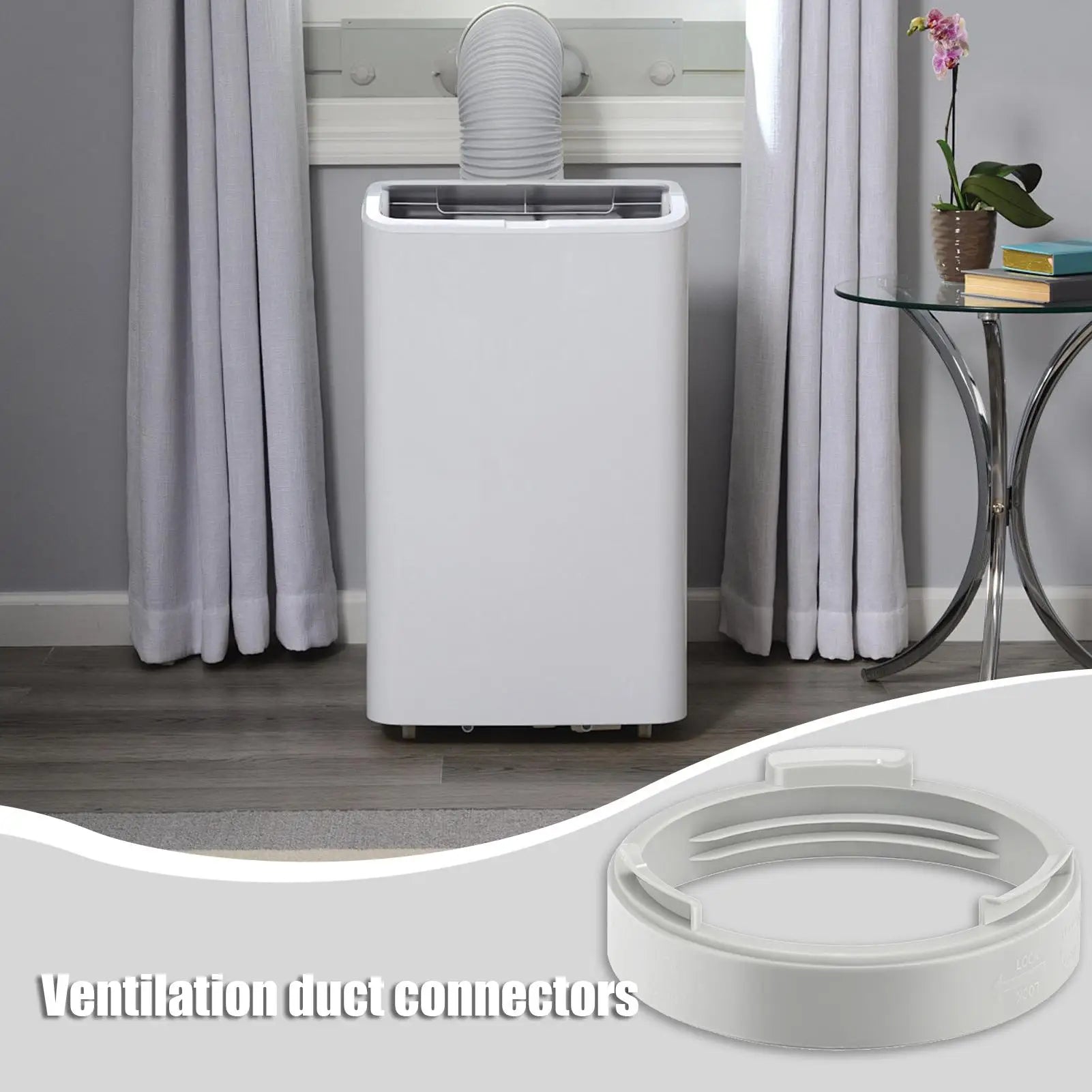 AC Exhaust Hose Coupler Portable Air Conditioner Vent Tube Connector