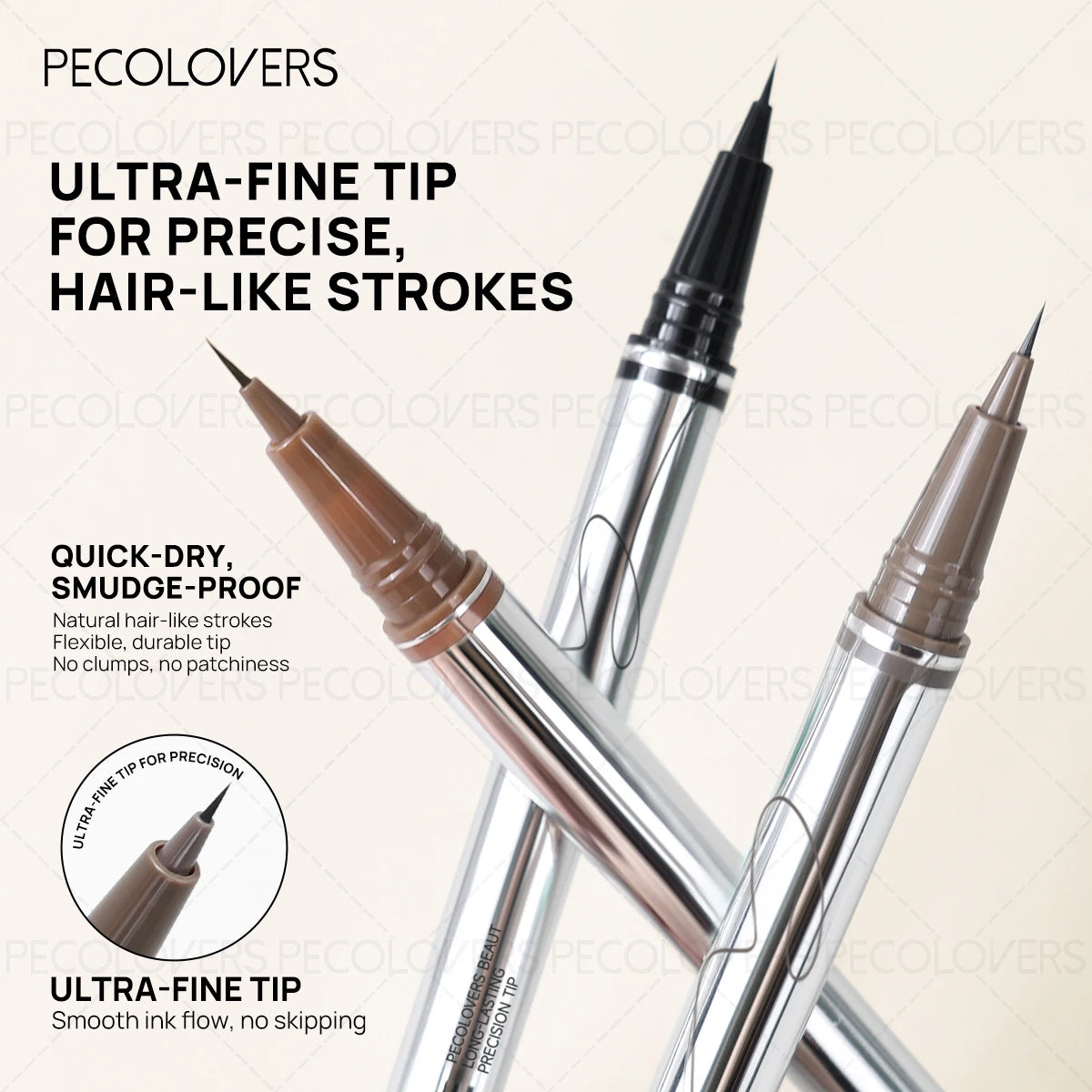 0.01mm Ultra Fine Eyebrows Pencil Waterproof Sweat-proof Liquid Eyebrow Pen Long Lasting Professional Makeup Eye Cosmetics Zpaxo