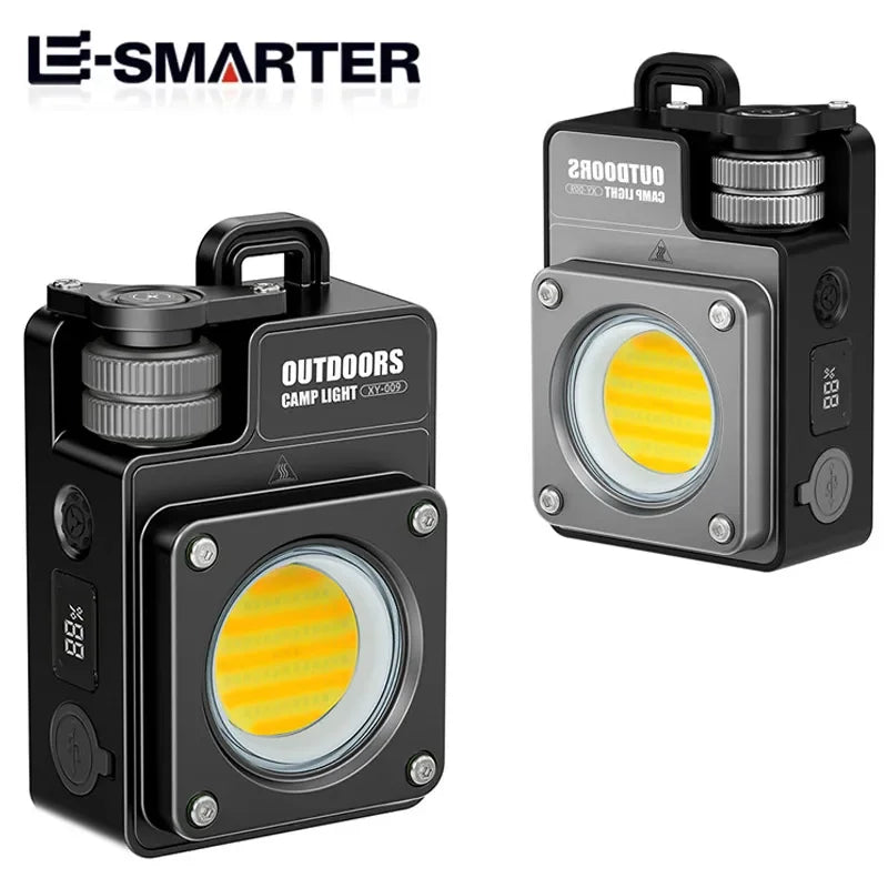 ESMARTER COB LED Camping Lantern 3500LM Magnetic Hook IPX4