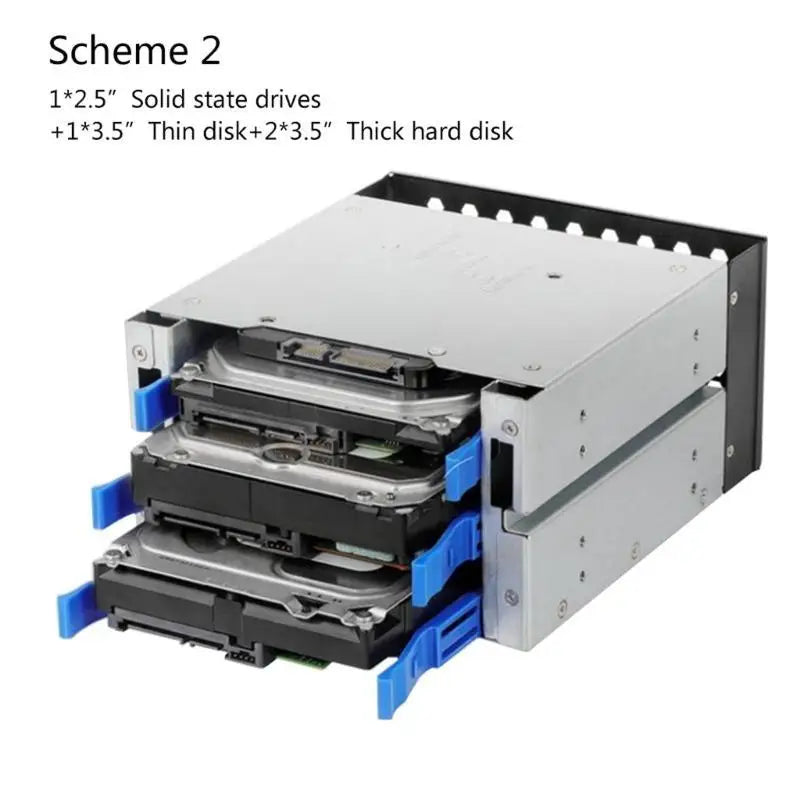 652F 3.5-Inch Hard Drive Cages Computer Storage Expansion In The Chassis 2 Chassis Drives Hard Drive Box Zpaxo