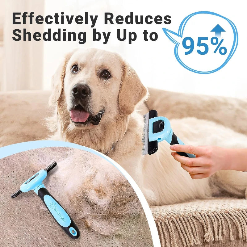 Pet Grooming Brush-double Sided Shedding Dematting Undercoat Rake Zpaxo
