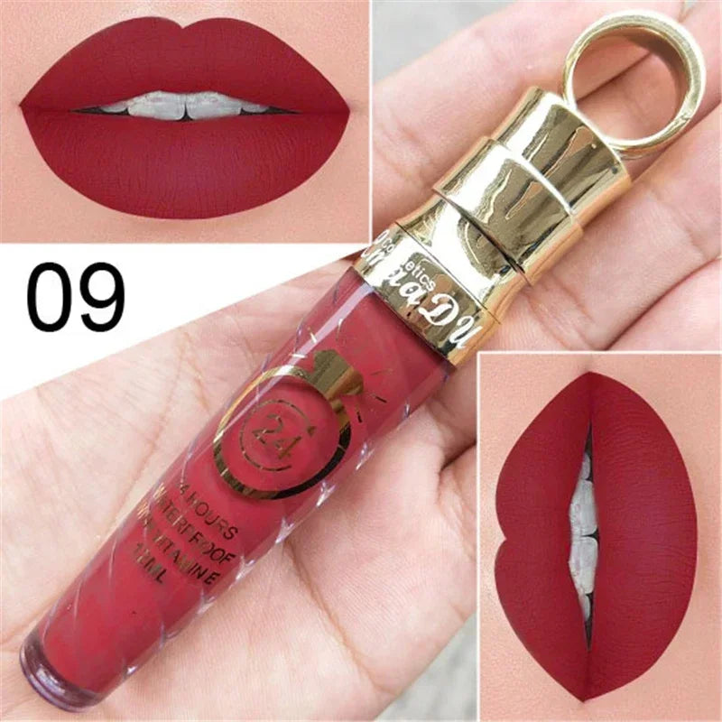 Make Up Lips Matte Liquid Lipstick Waterproof Long Lasting Sexy Zpaxo 09