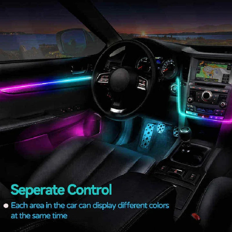 LED Symphony RGB Ambient Light Acrylic Strip Indoor Atmosphere APP