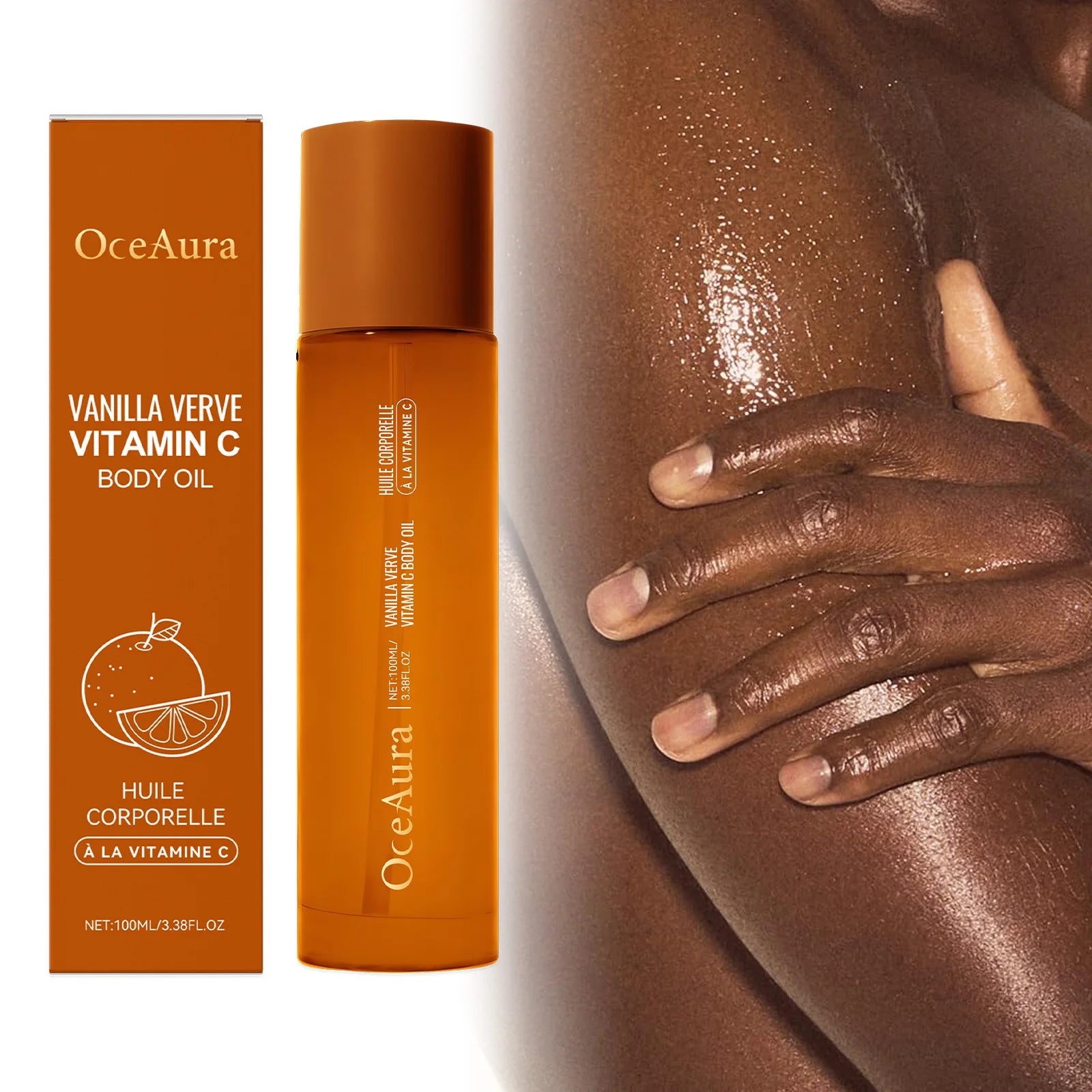 Vitamin C Body Softening Oil Moisturizes Nourishes Repairs And Brightens Dual Effects To Improve Dryness And Darkening Zpaxo