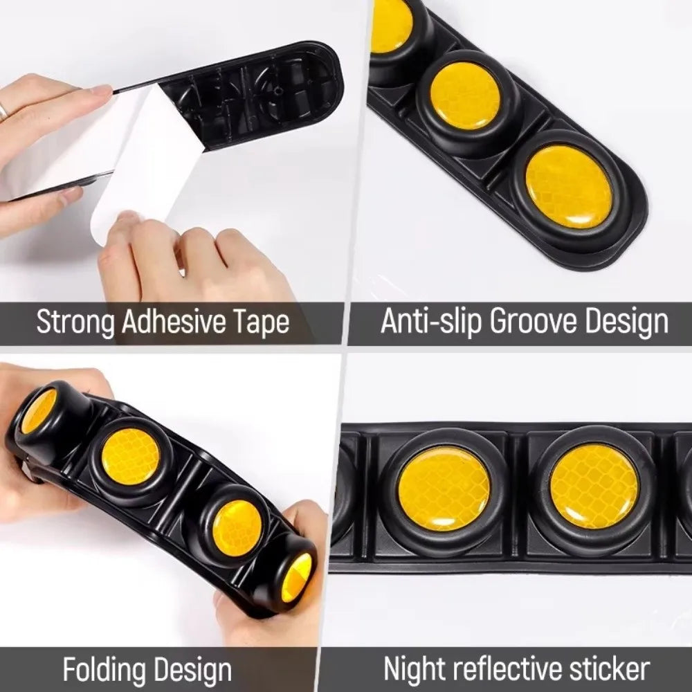 Safety Warning Car Bumper Guard Protective Anti-scratch Self-adhesive Zpaxo