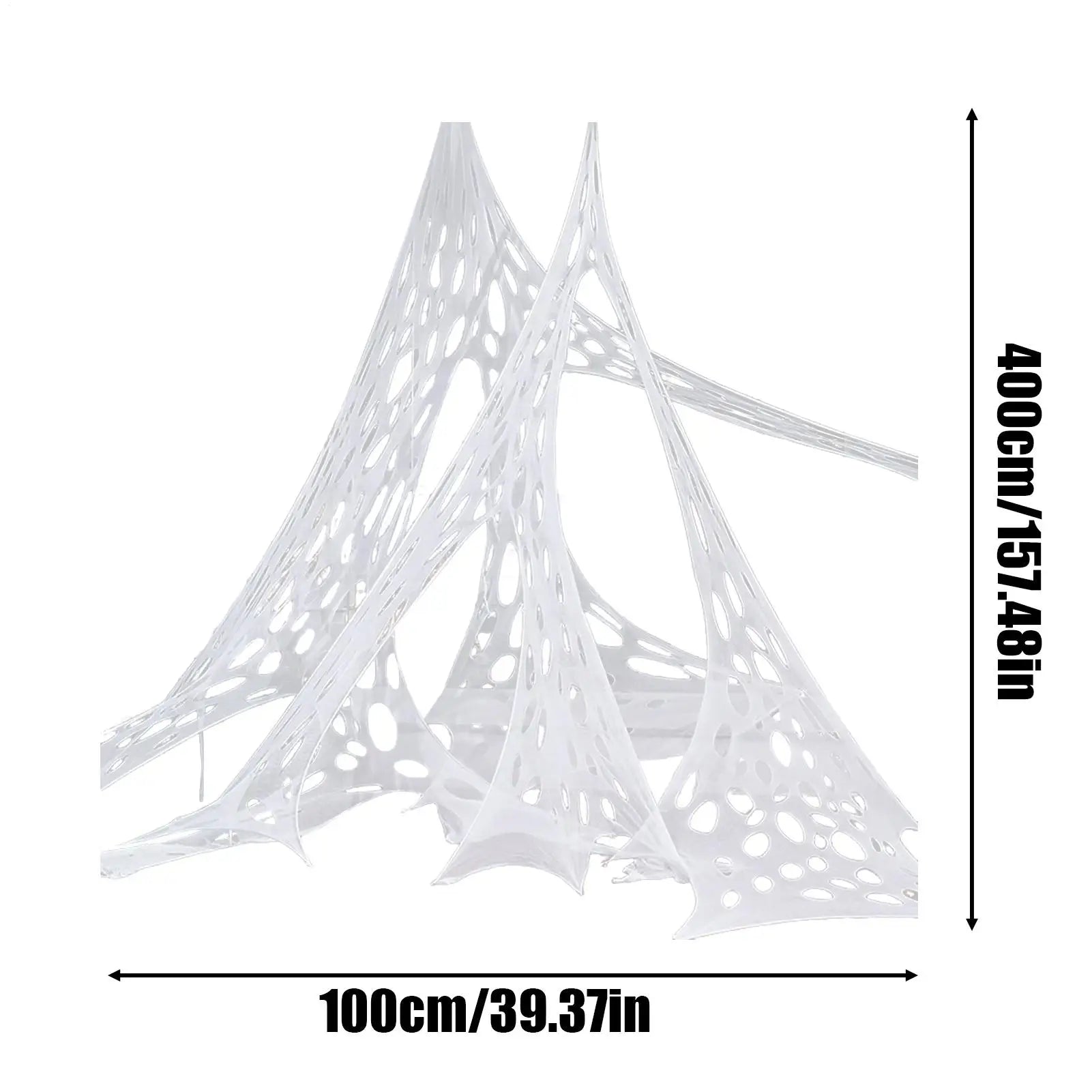 Halloween Creepy Cloth Halloween Gauze Spooky Spider Web Scene Prop Photo Booth Backdrop Horror Supplies For Branches Fence Zpaxo