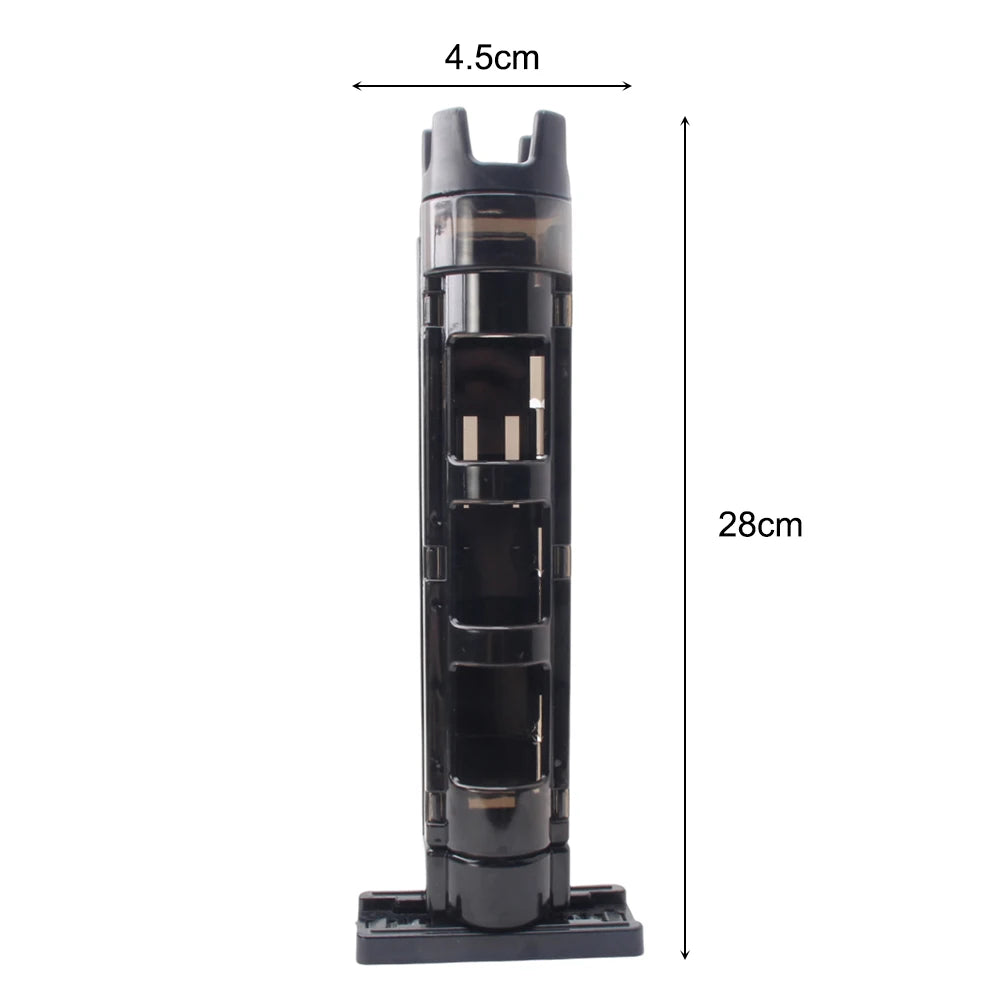 Plastic Fishing Box Holder Detachable Pole Tube Stand Adjustable