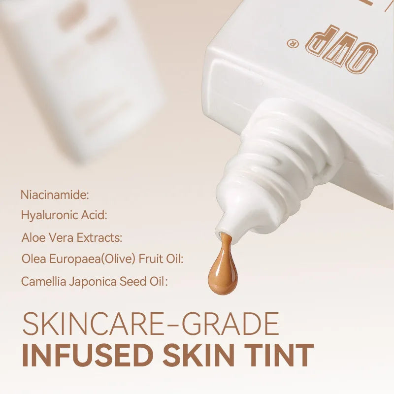 Moisturizing Foundation, Long-Lasting & Non-Caking, Natural Brightening, High Coverage, Ideal for All Party Occasions Zpaxo