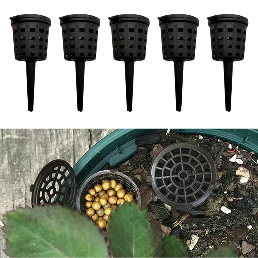 Plant Fertilizer Baskets Lid Automatic Pot Box Bonsai Container