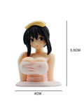 Shaking Chest Girls Car Ornaments Decoration Fashion Kawaii Dashboard