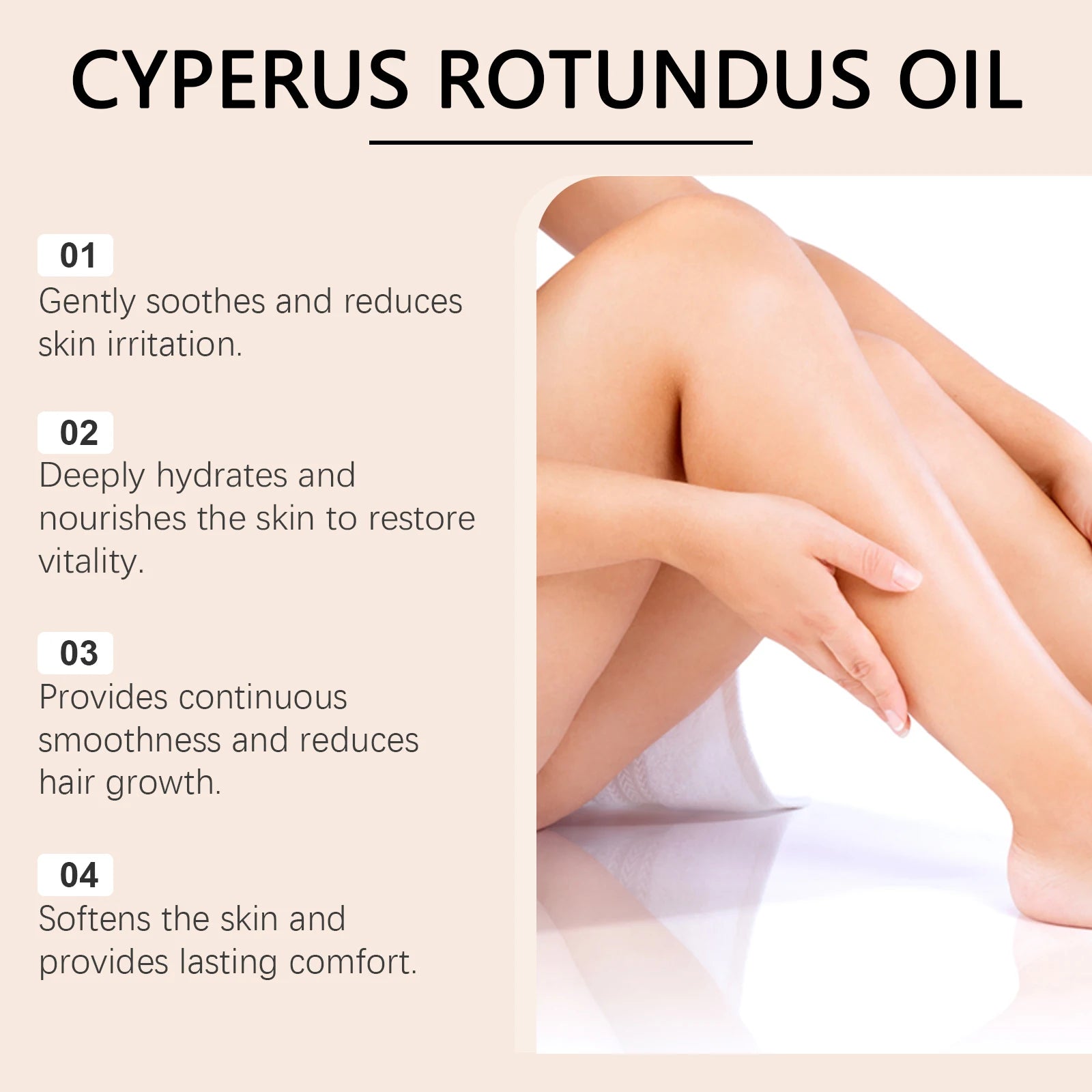 OceAura Hair Inhibitor Oil – Body Hair Removal Serum 60ml Hair Inhibitor Serum Zpaxo