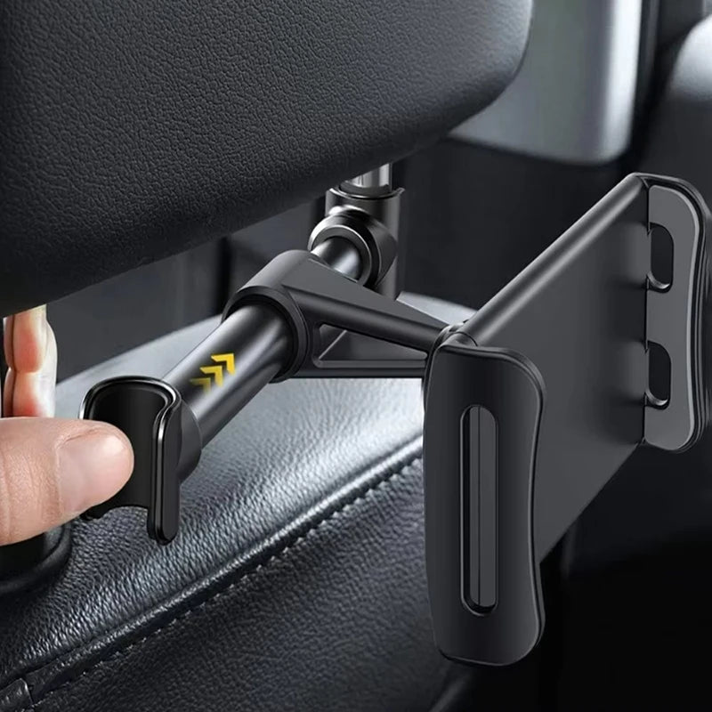 Universal Car Headrest Mobile Phone Holder Telescopic Anti Shake Auto