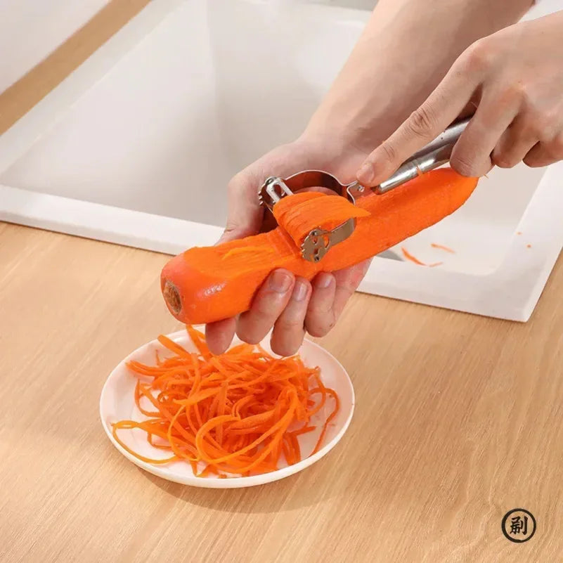 High Quality Stainless Steel Potato Cucumber Carrot Grater Julienne Peeler Vegetables Fruit Peeler Vegetable Slicer Zpaxo