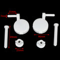 Seats Hinges Repair Tools Plastic Toilet Seat Screws Fixings Fit Toilet 1set/2Pcs Zpaxo one size