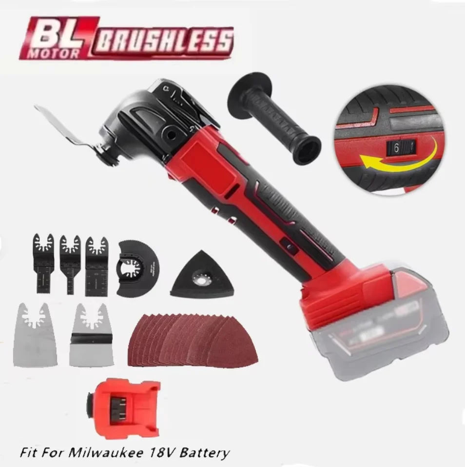 Milwaukee 18V Battery Electric Oscillating Multi Function Tool 6