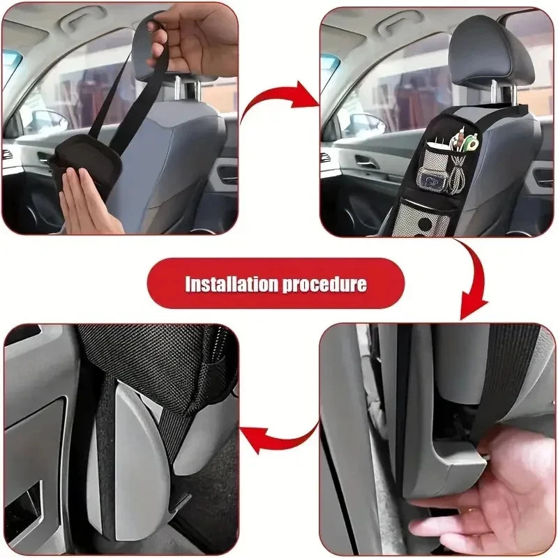 Car Seat Back Hanging Bag Oxford Cloth Waterproof Thermal Pressure