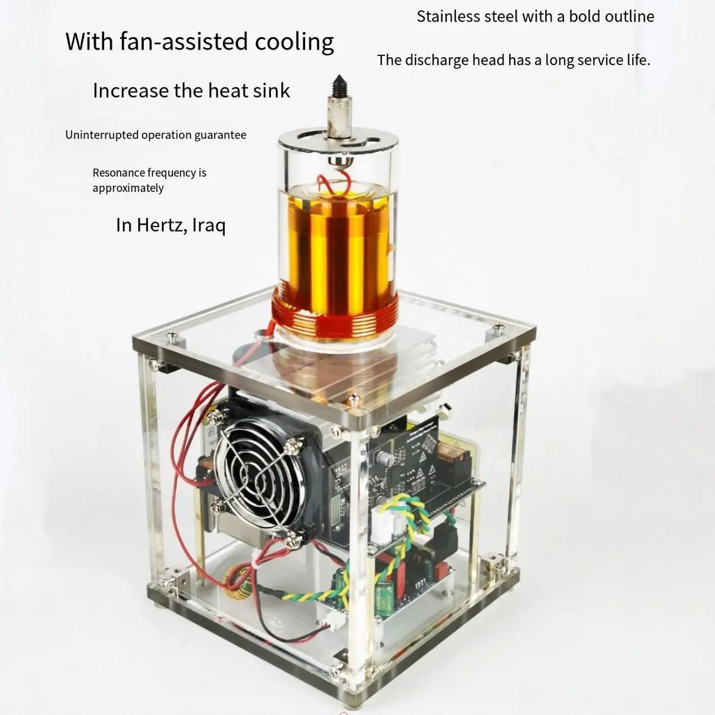 Tesla Coil Finished Product, New Unique Technology Toy, Plasma Music Arc, Fully Directional Bluetooth Speaker Zpaxo