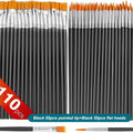Nylon Paint Brush Set – Acrylic, Watercolor, Oil & Gouache