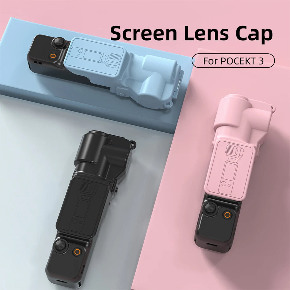 For DJI Pocket 3 Camera Protective Cover Anti-Scratch Hard Lens Cap Case Lens Cap Protect Shell Outdoor Travel Photography Tool Zpaxo