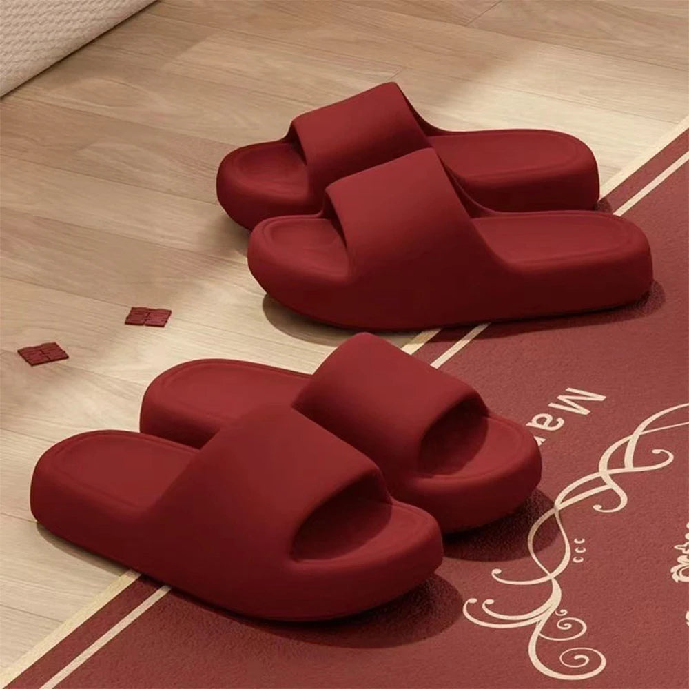 Couple's Summer Indoor Home Slippers 2026 Thick Bottom Lightweight