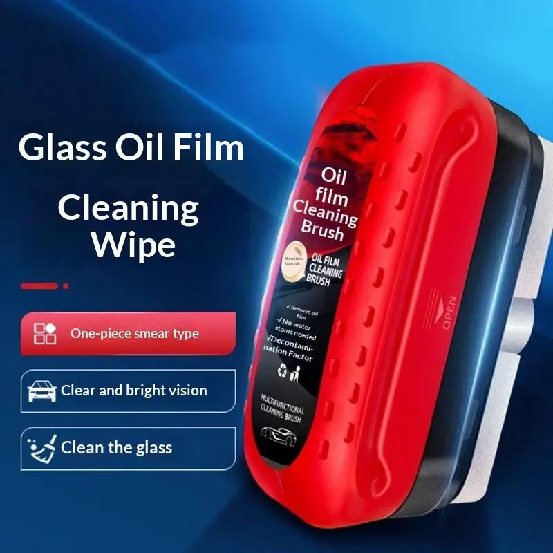 Car Windshield Glass Cleaner Sponge Brush – Oil & Water Spot Remover