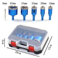 6- Diamond Coated Drill Bits Ceramic Tile Hole Saw Position Glass