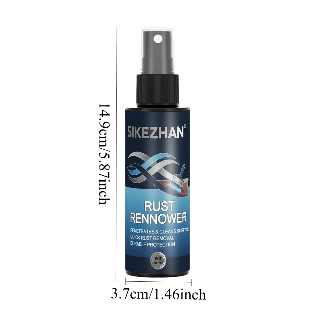 101ml Universal Rust Remover Revitalizing Spray for Car Wheels & Metal Surfaces, Strong Decontamination, Smooth & Reliable Zpaxo