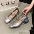 2025 Spring Autumn Women Mary Jane Shoes Fashion Butterfly-knot