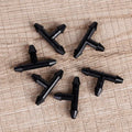 50PCS3/5mm T Shape Three Hole Micro Drip Irrigation Pipe Barbed Connector Garden Hose Sprinkler Watering System Connection Part Zpaxo Default Title