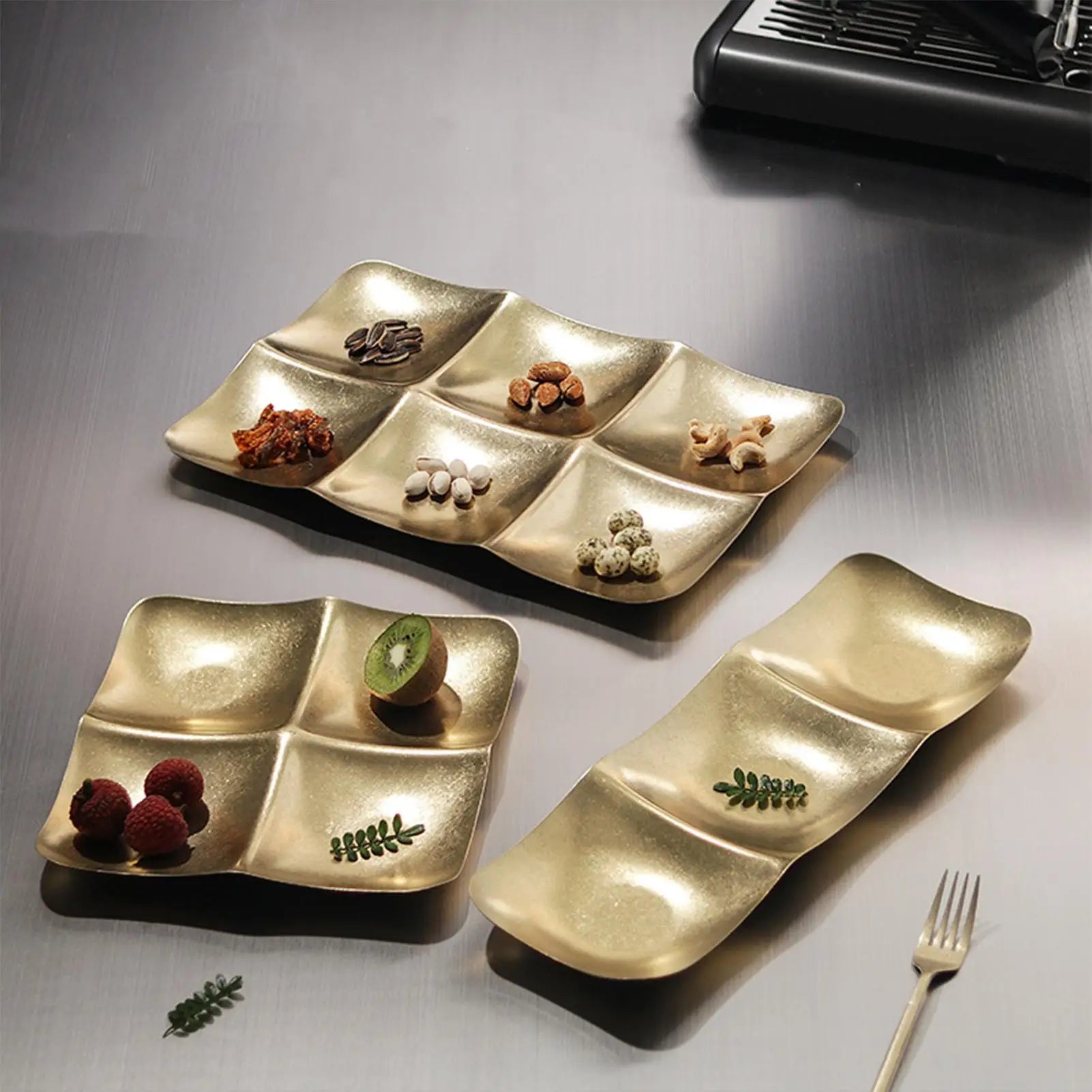 Snack Platter Portable Decorative Plate Tray Home Kitchen Living Room