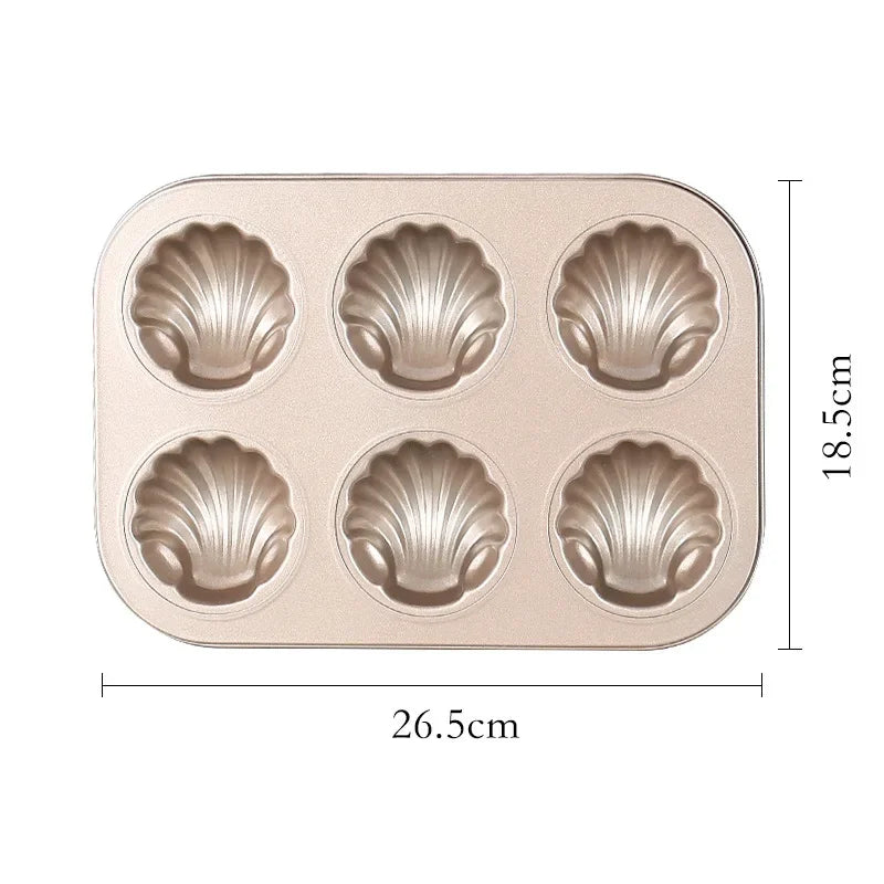 Baking Cake Mold Madeleine Plate Shell Banana Household Accessories Zpaxo B