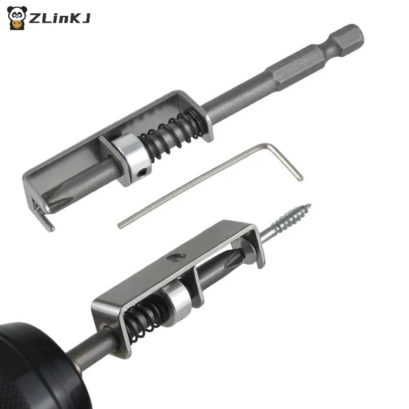 ▶1Pcs Spring-Loaded Screw Holder Bit Wear Resist Anti-Drop Screwdriver Bit Universal Screw RetainingFor Electricians Mechanics Zpaxo