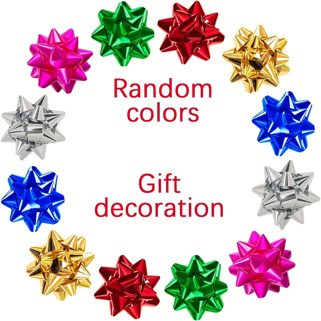 Star Ribbon Bows 30/60pcs – Gift Wrapping & Party Decoration